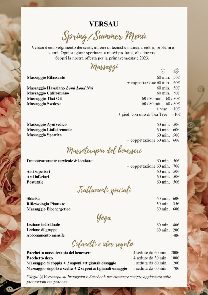 Centro massaggi Volpiano. Massaggi decontratturanti, massaggi drenanti. Massaggi cervicale Volpiano